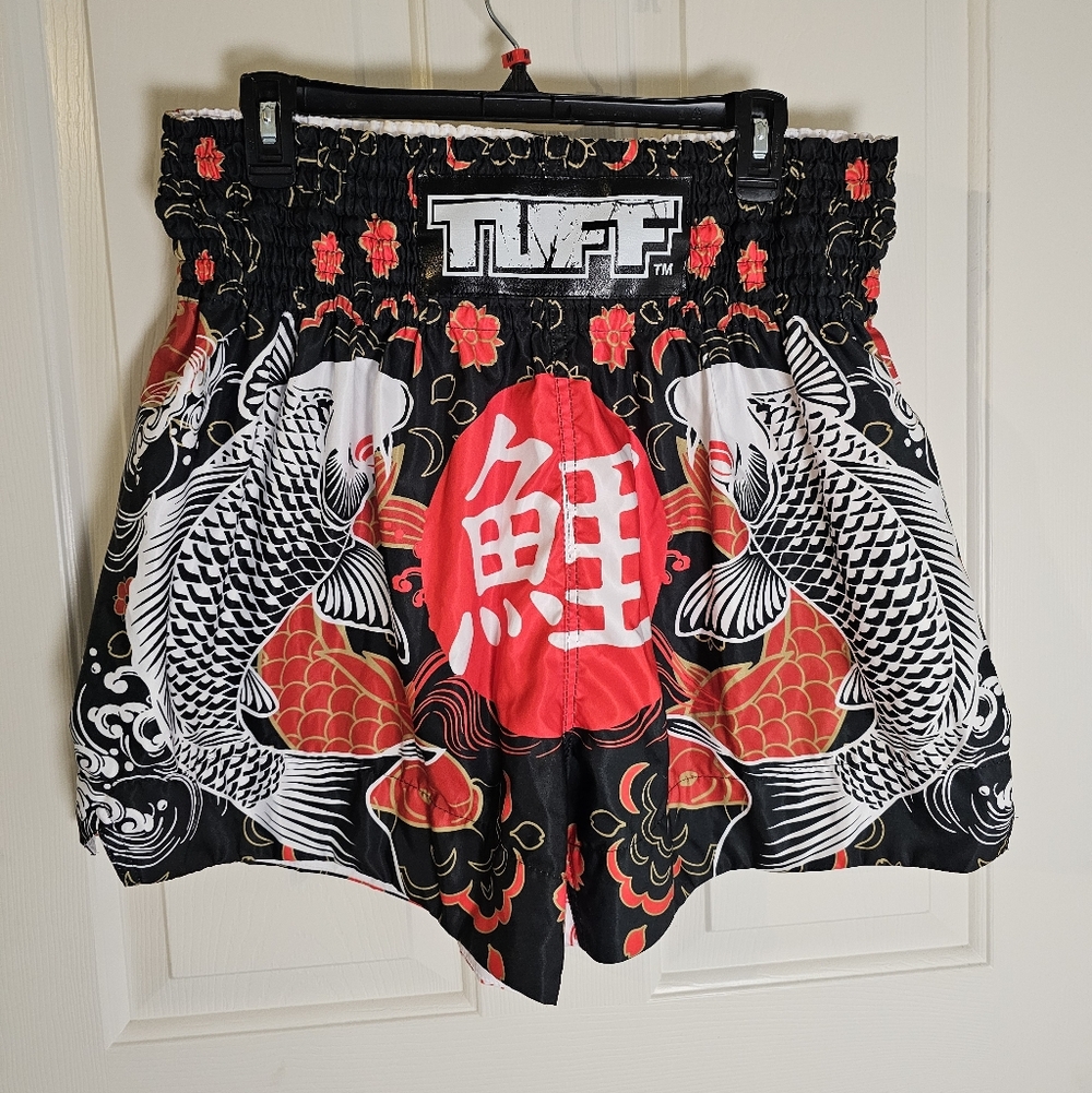 Tuff Sport Muay Thai Shorts Kickboxing Trunks Gym Martial Arts Training Size XXL